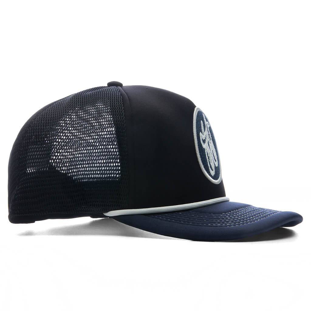 H Patch Trucker Cap - Black - Image 2