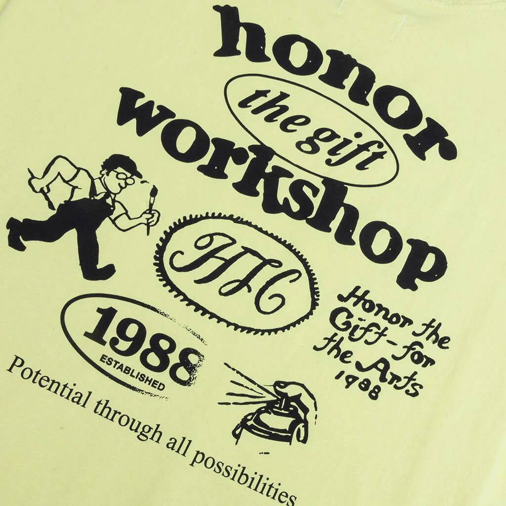 Honor Workshop Tee - Green - Image 3