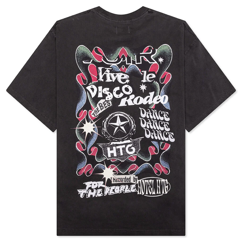 HTG Hotel Collage S/S Tee - Black - Image 2