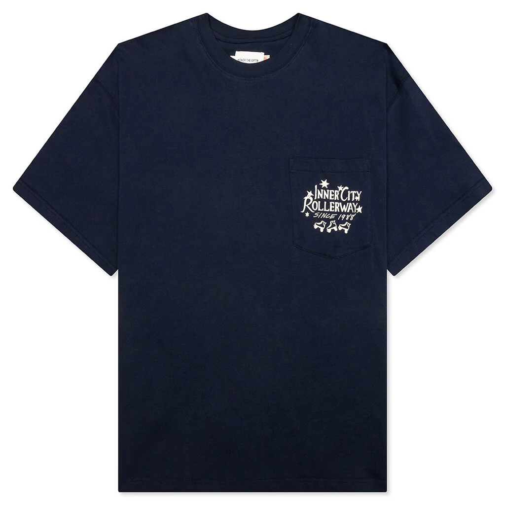 Inner City Rollerway S/S Tee - Navy