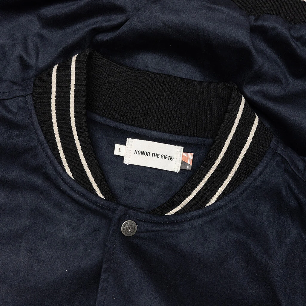 Oil Head Varsity - Navy - Image 3
