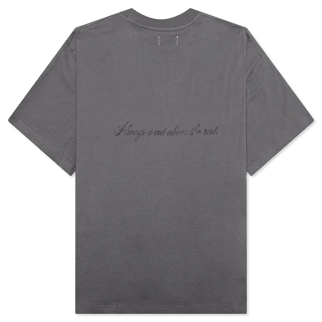 Panther Barbershop S/S Tee - Grey - Image 2