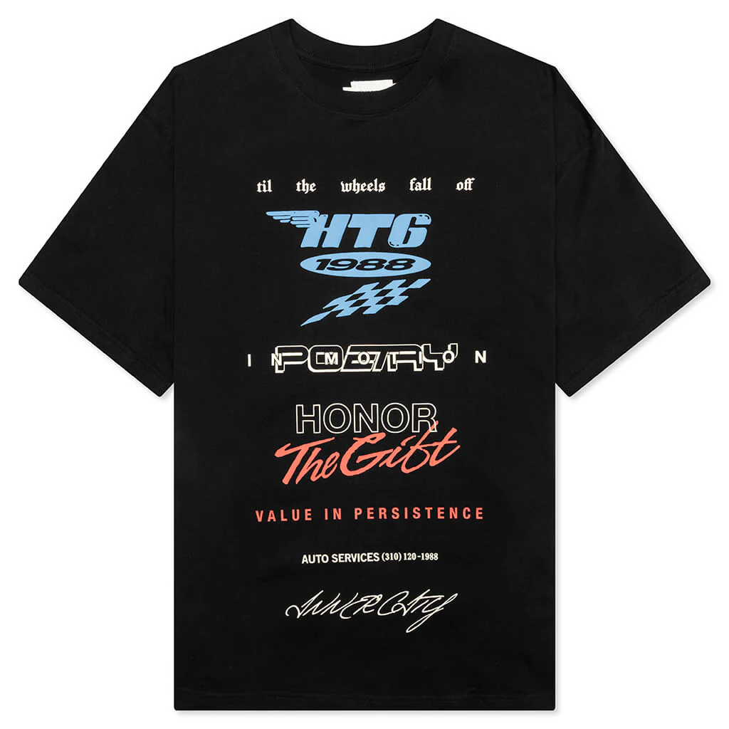 Persistence Race Tee - Black