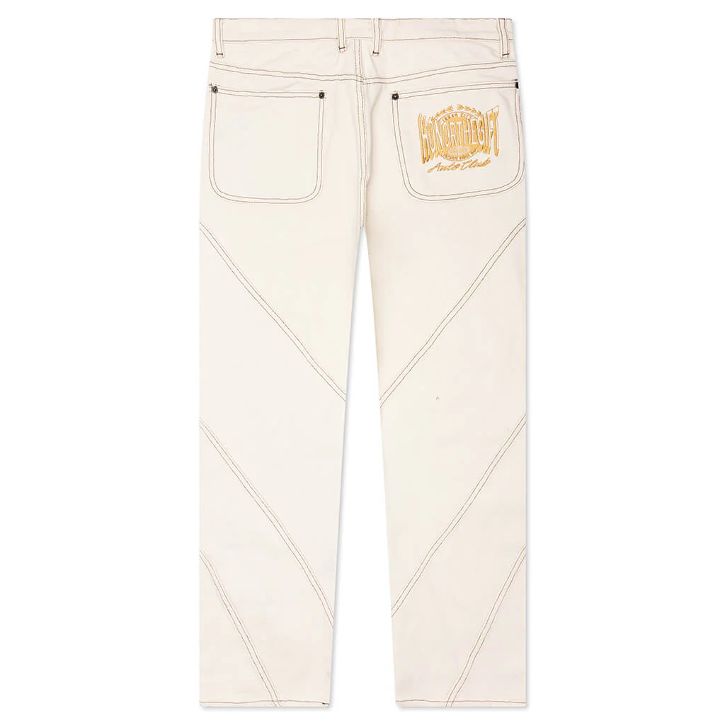 Racing Panel Pant - Bone - Image 2