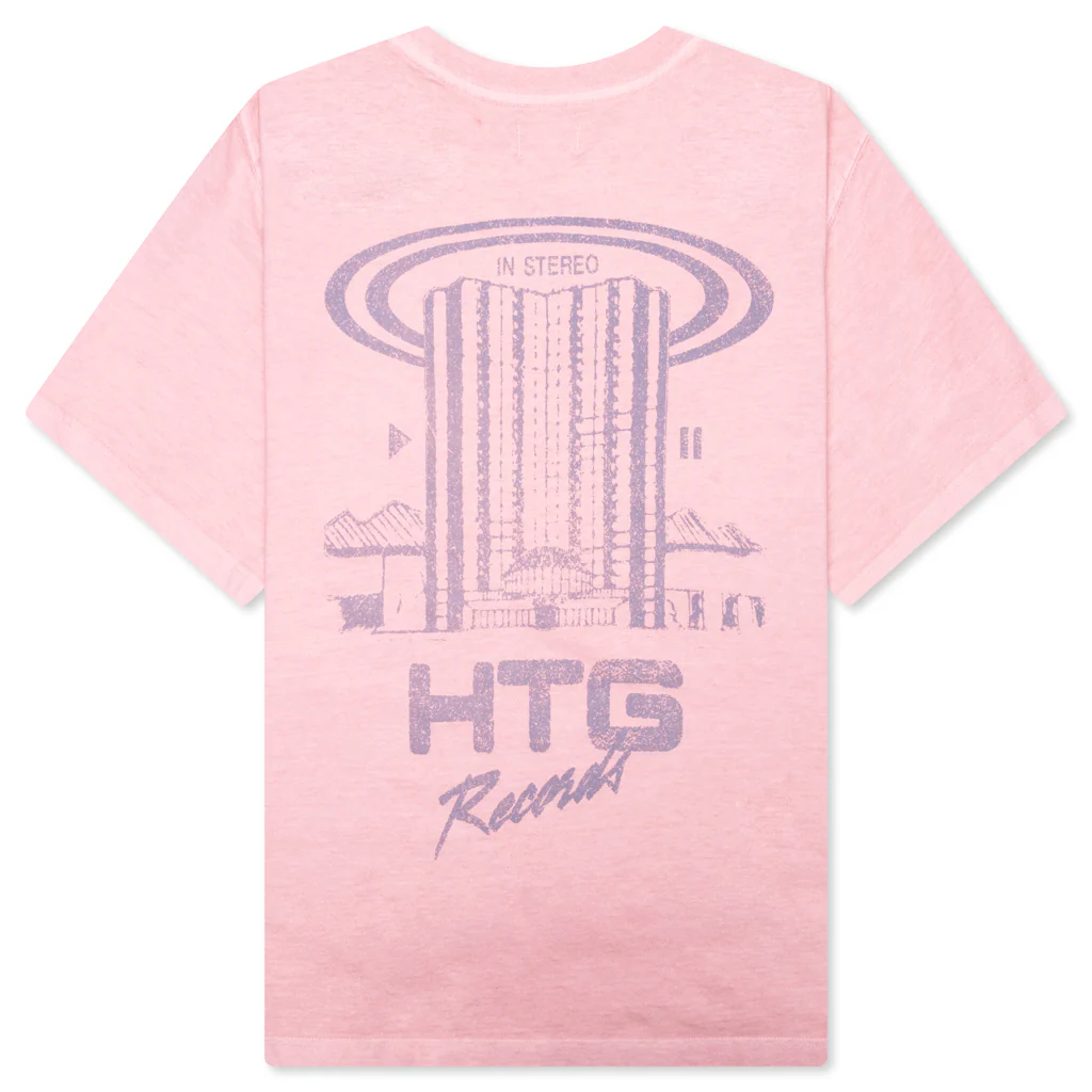 Records Tee - Pink - Image 2