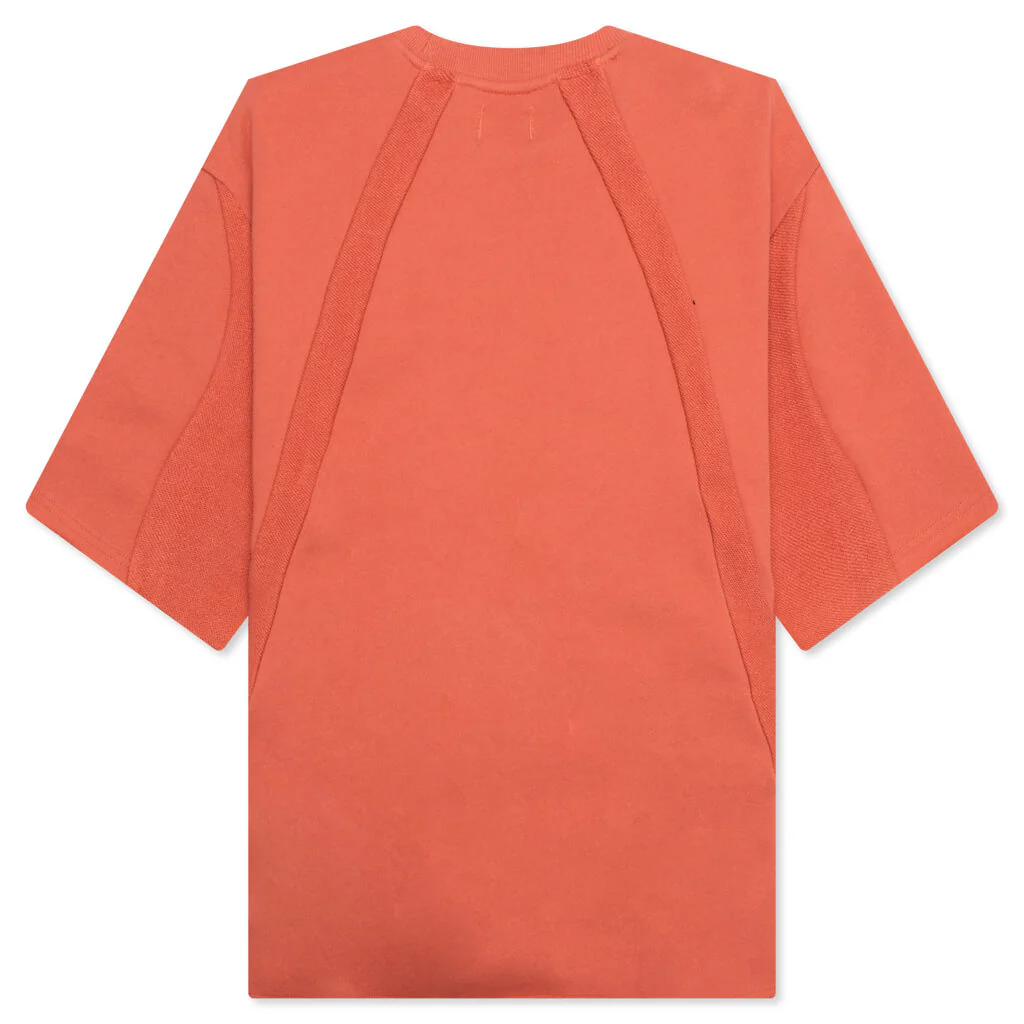 S/S Panel Terry Jumper -Brick - Image 2