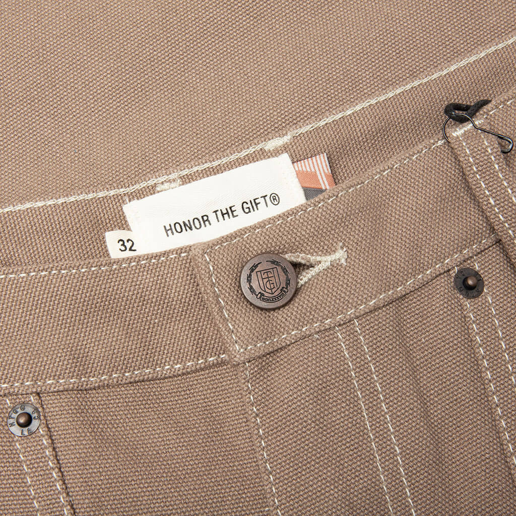 Script Carpenter Pant - Light Brown - Image 3
