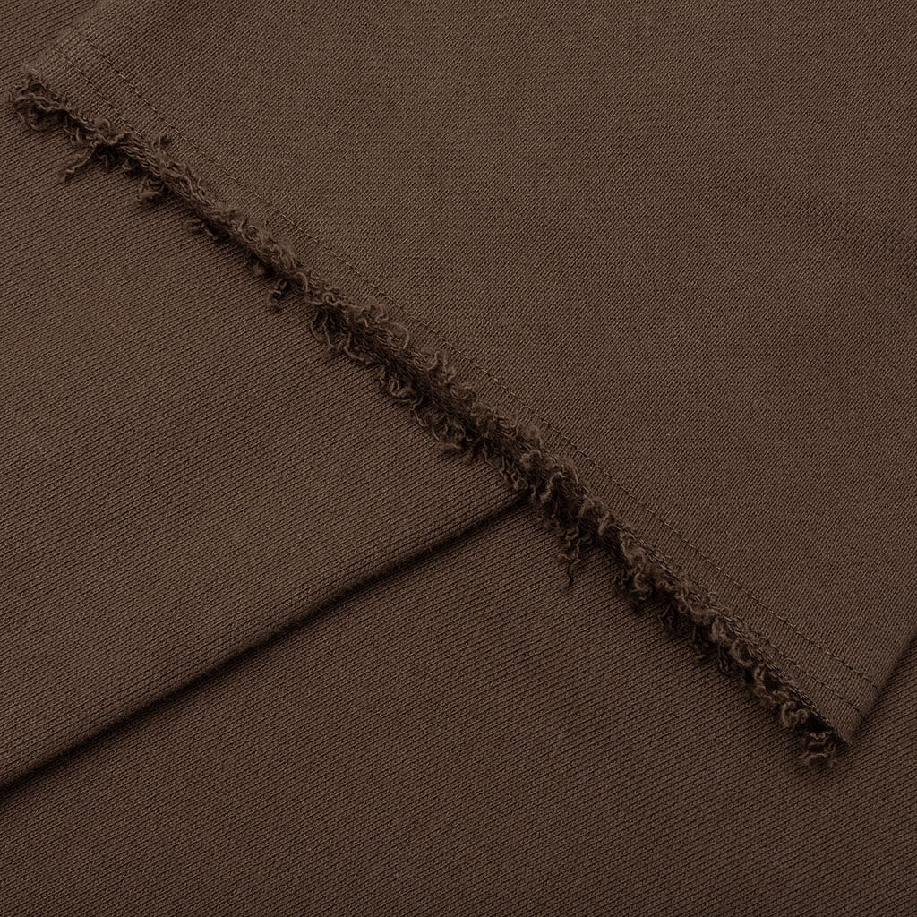 Script Embroidered Sweats - Brown - Image 6