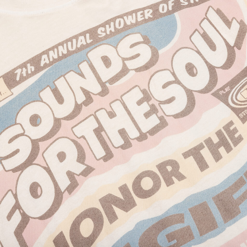 Sounds For The Soul Tee - Cream - Image 5