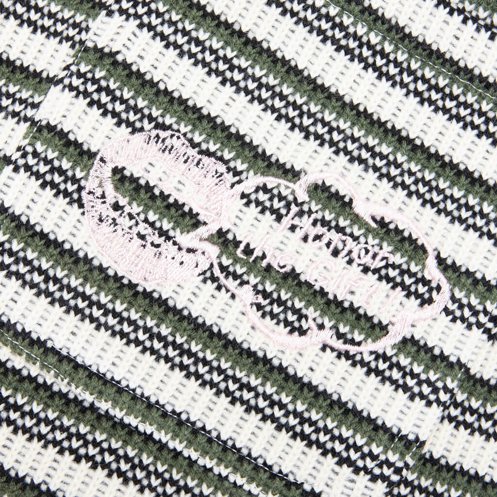 Speak Striped Short - Olive - Image 5