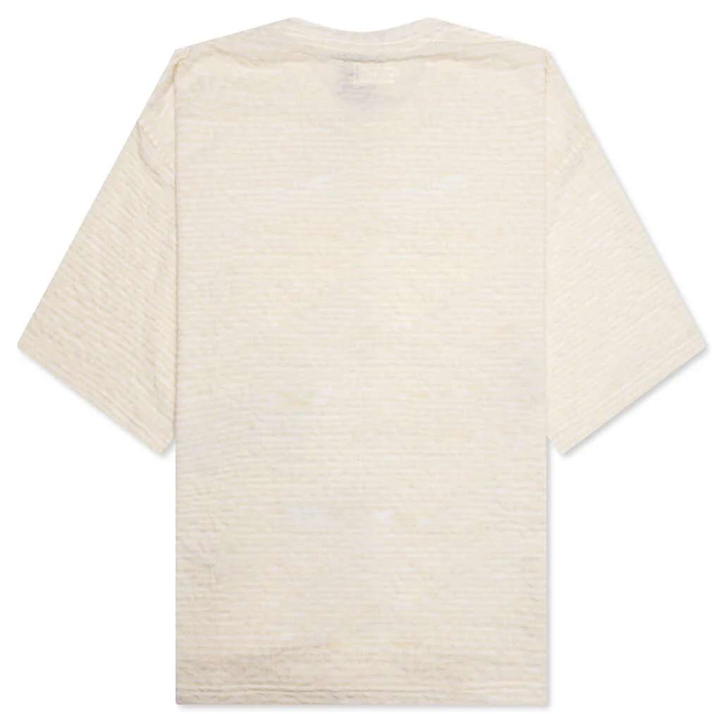 Stripe Box Tee - Bone - Image 2
