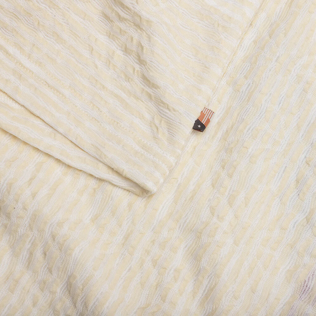 Stripe Box Tee - Bone - Image 4