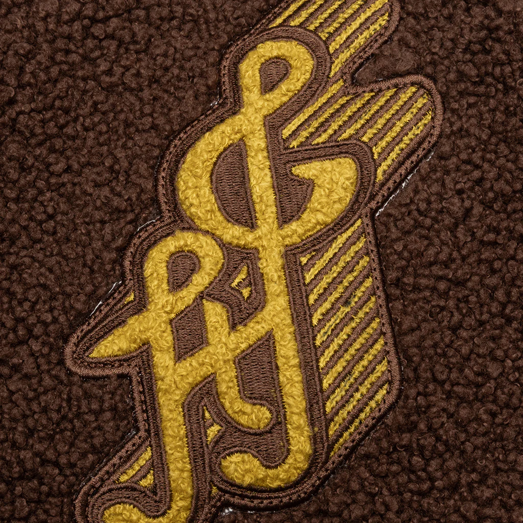 Teddy Notes Vest - Brown - Image 4