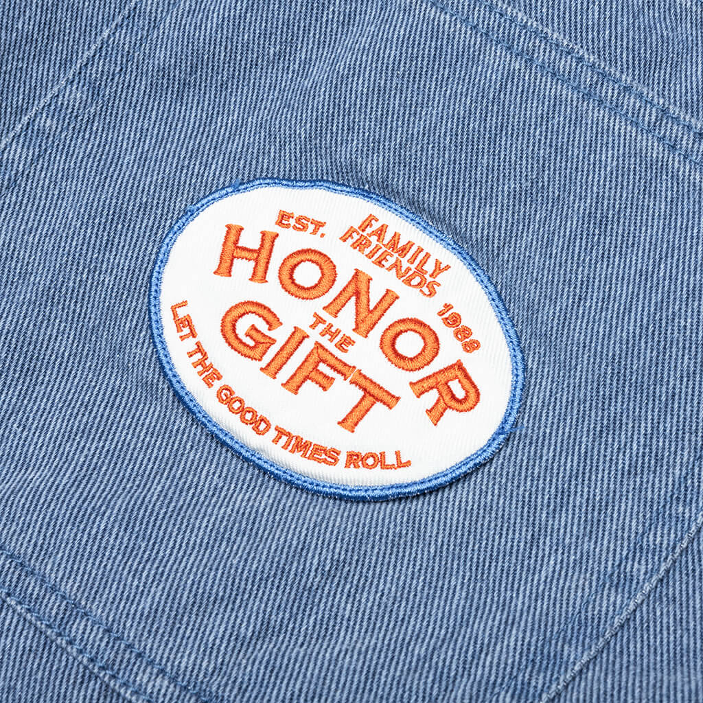 Twill Carpenter Short - Blue - Image 3