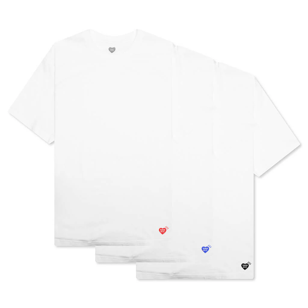 3-Pack T-Shirt Set - White