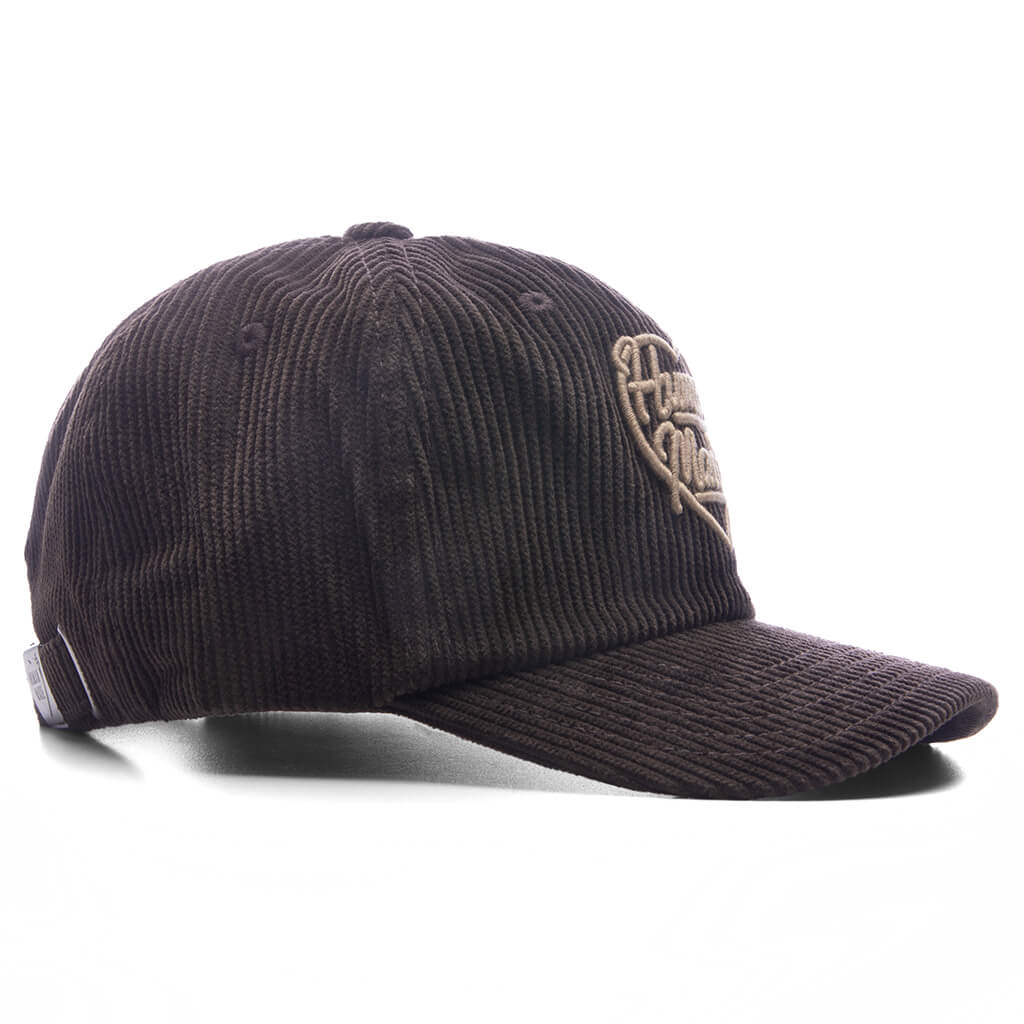 6 Panel Corduroy Cap - Brown - Image 3