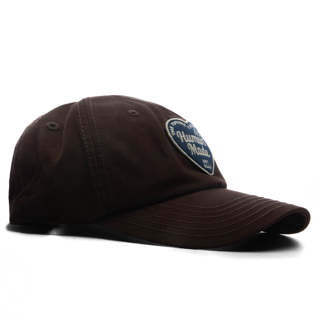 6 Panel Twill Cap #18 - Brown - Image 3