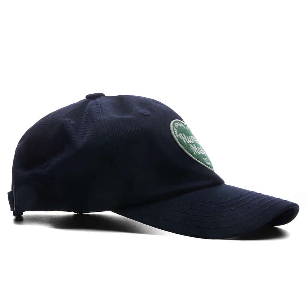 6 Panel Twill Cap #18 - Navy - Image 3