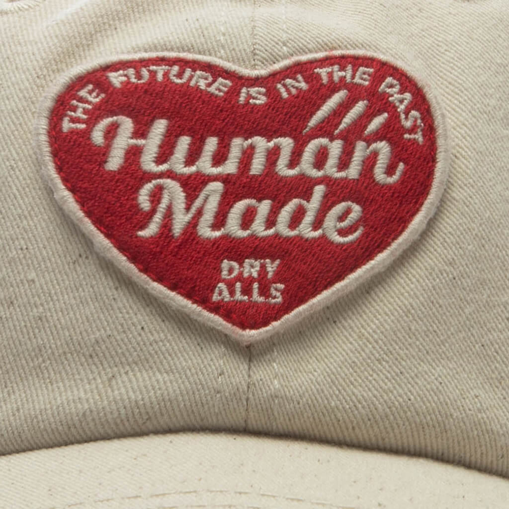 6 Panel Twill Cap #18 - White - Image 2
