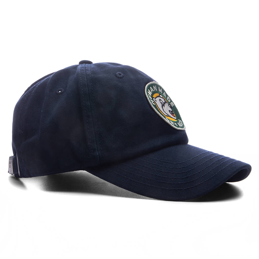6 Panel Twill Cap #19 - Navy - Image 2
