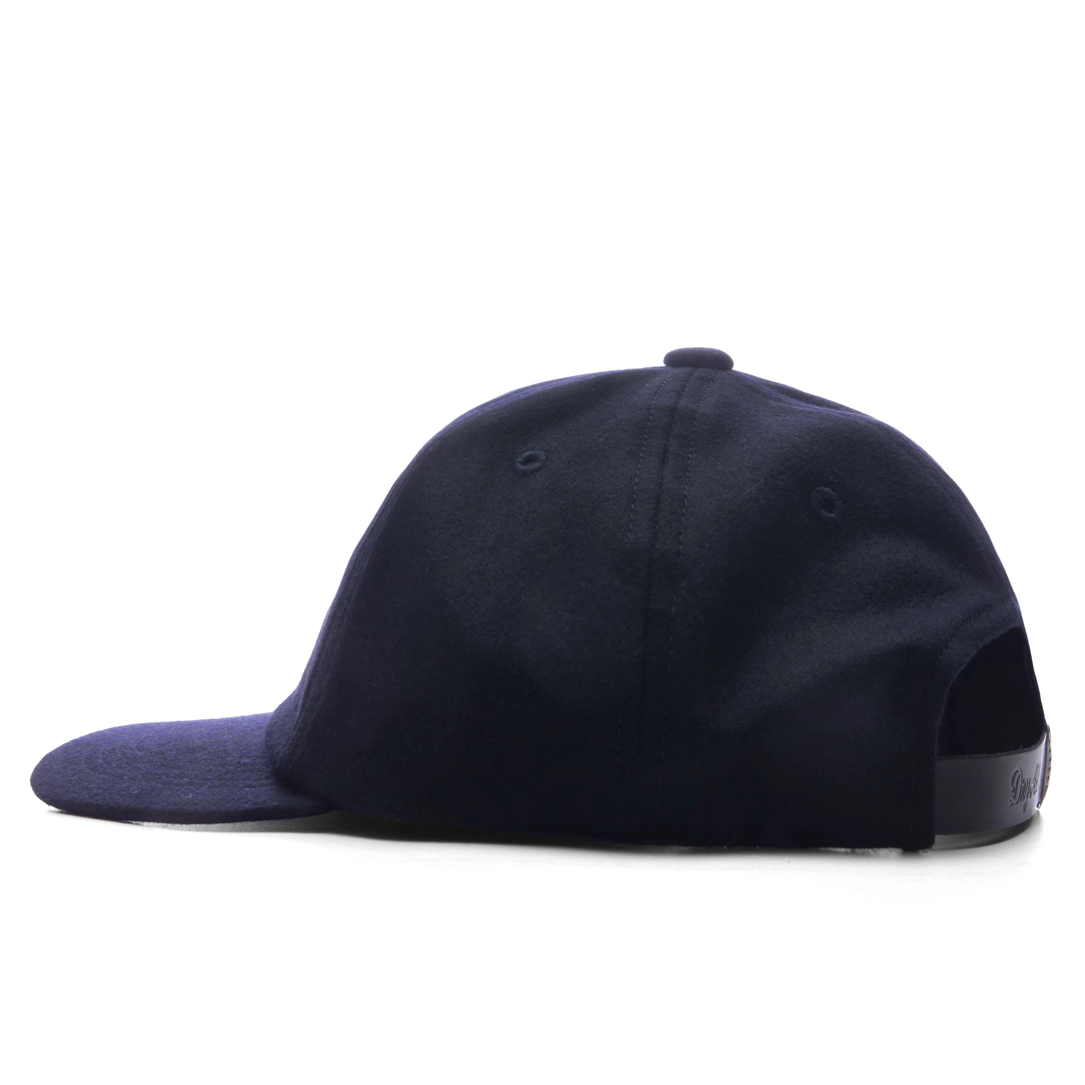 6 Panel Wool Cap - Navy - Image 4