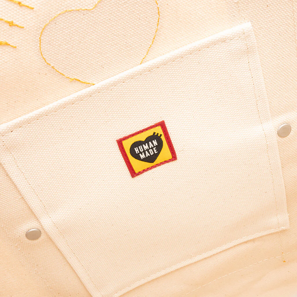 Canvas Tote Large - White - Image 4
