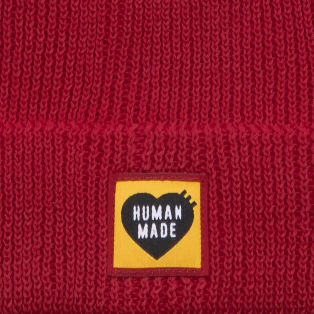 Classic Beanie - Red - Image 3