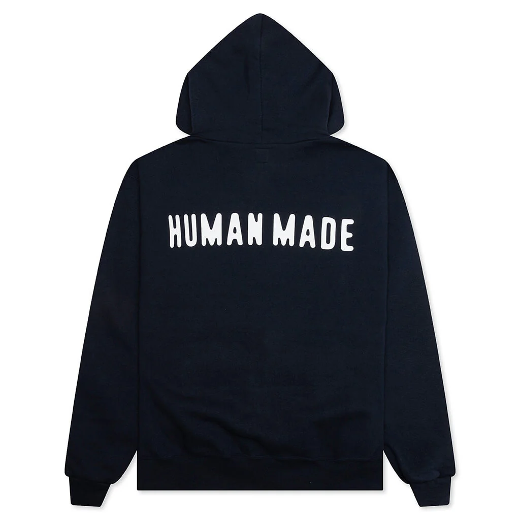 Classic Zip-Up Hoodie - Navy - Image 2