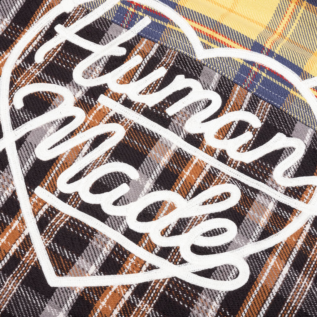 Crazy Check L/S Shirt - Yellow - Image 3