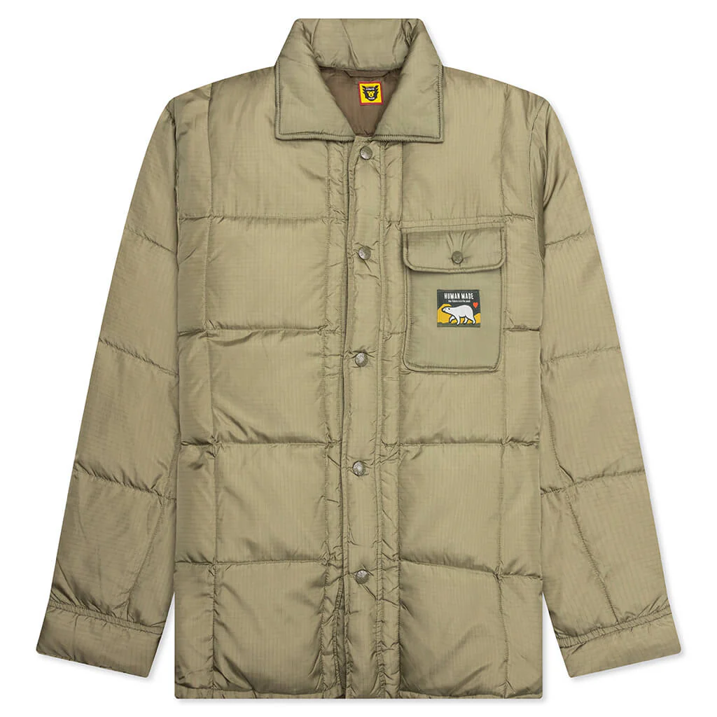Down Shirt Jacket - Olive Drab