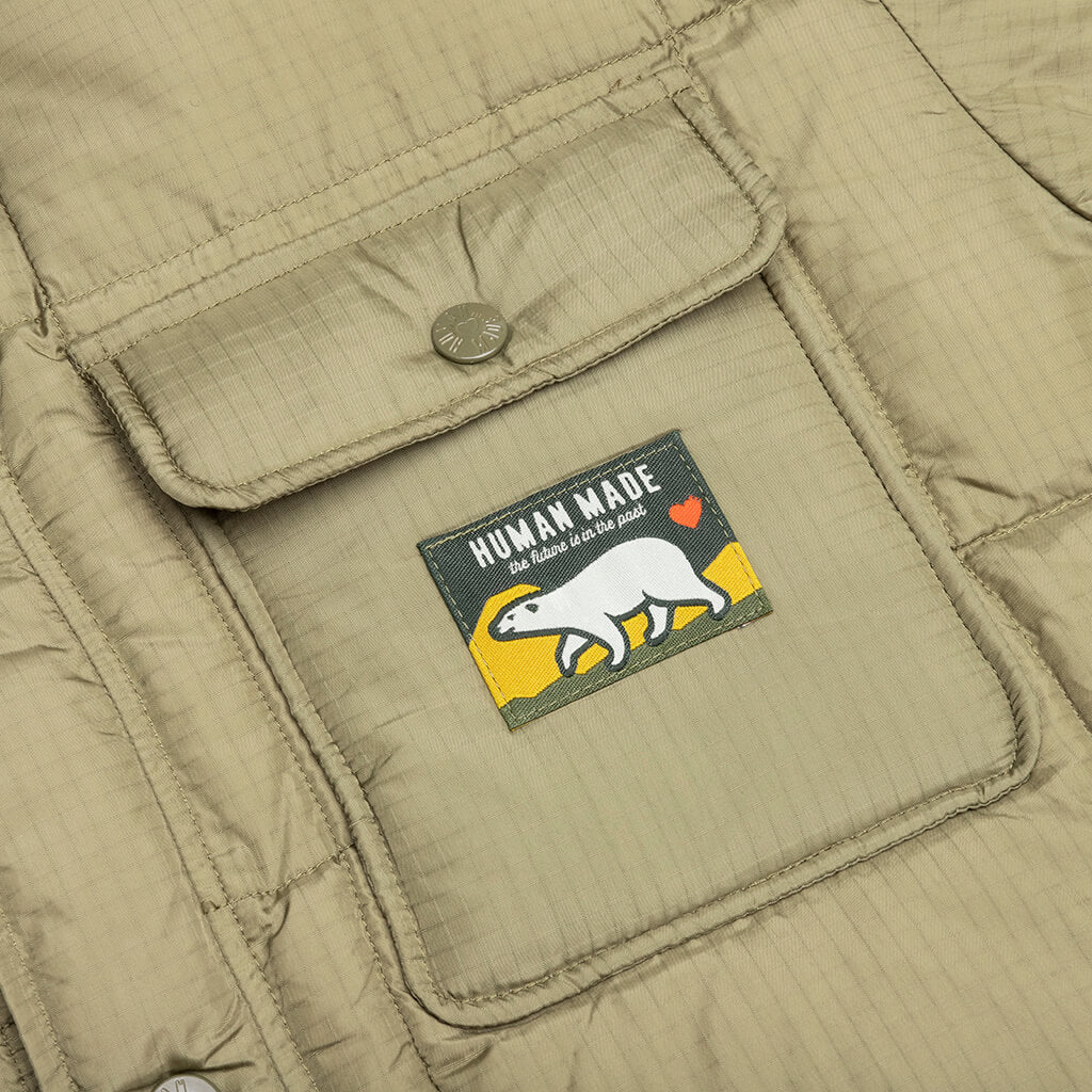 Down Shirt Jacket - Olive Drab - Image 4