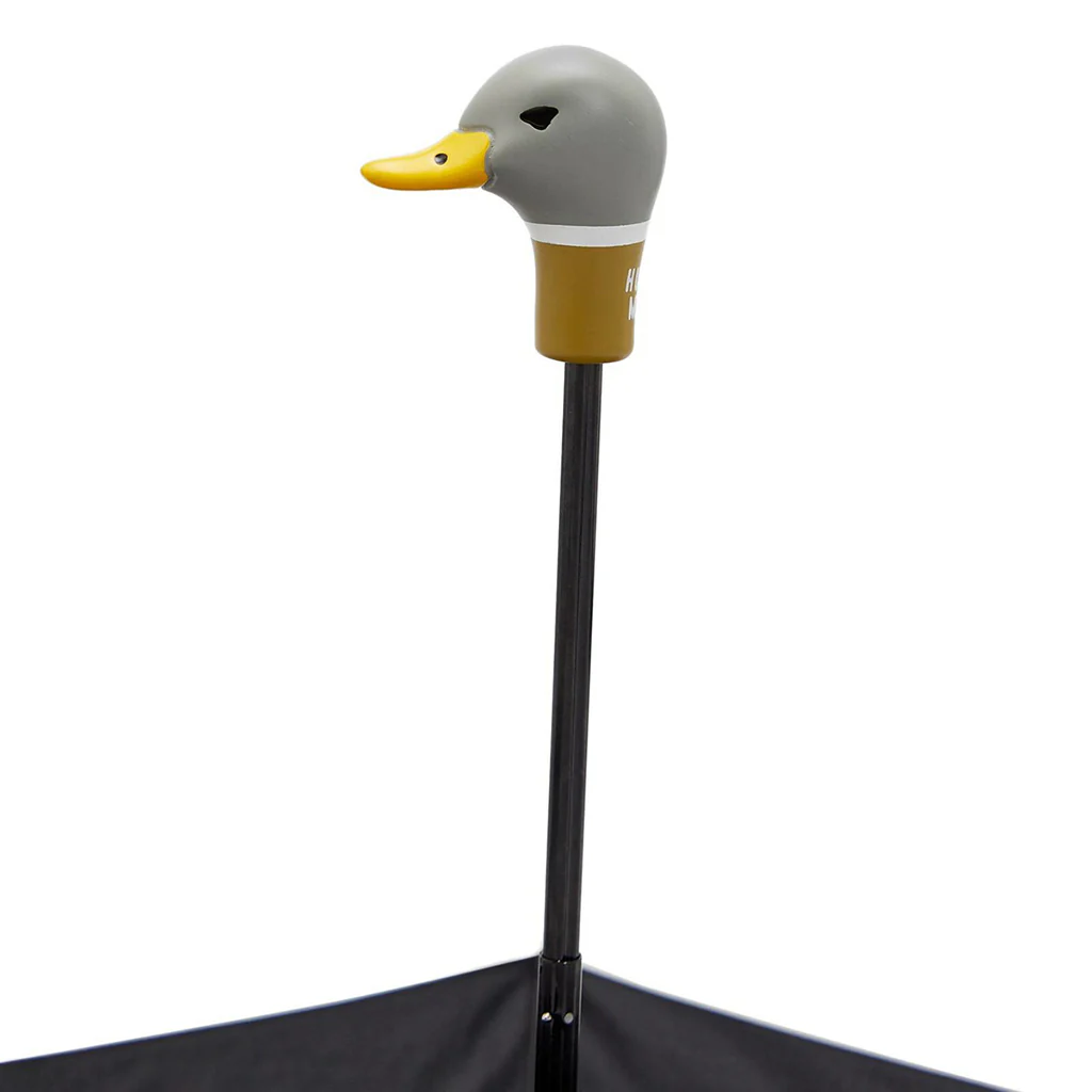 Duck Compact Umbrella - Black - Image 3