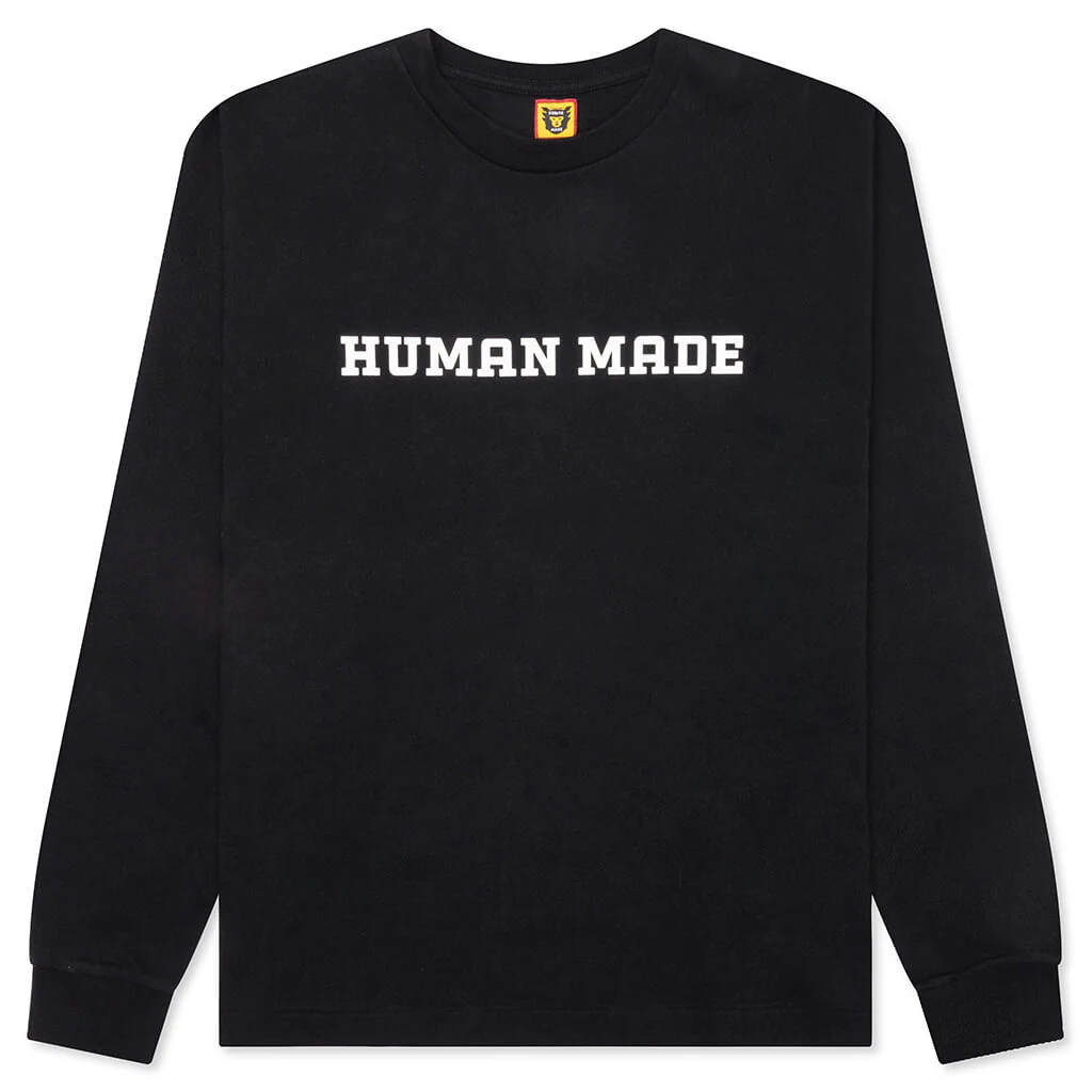 Graphic L/S T-Shirt - Black