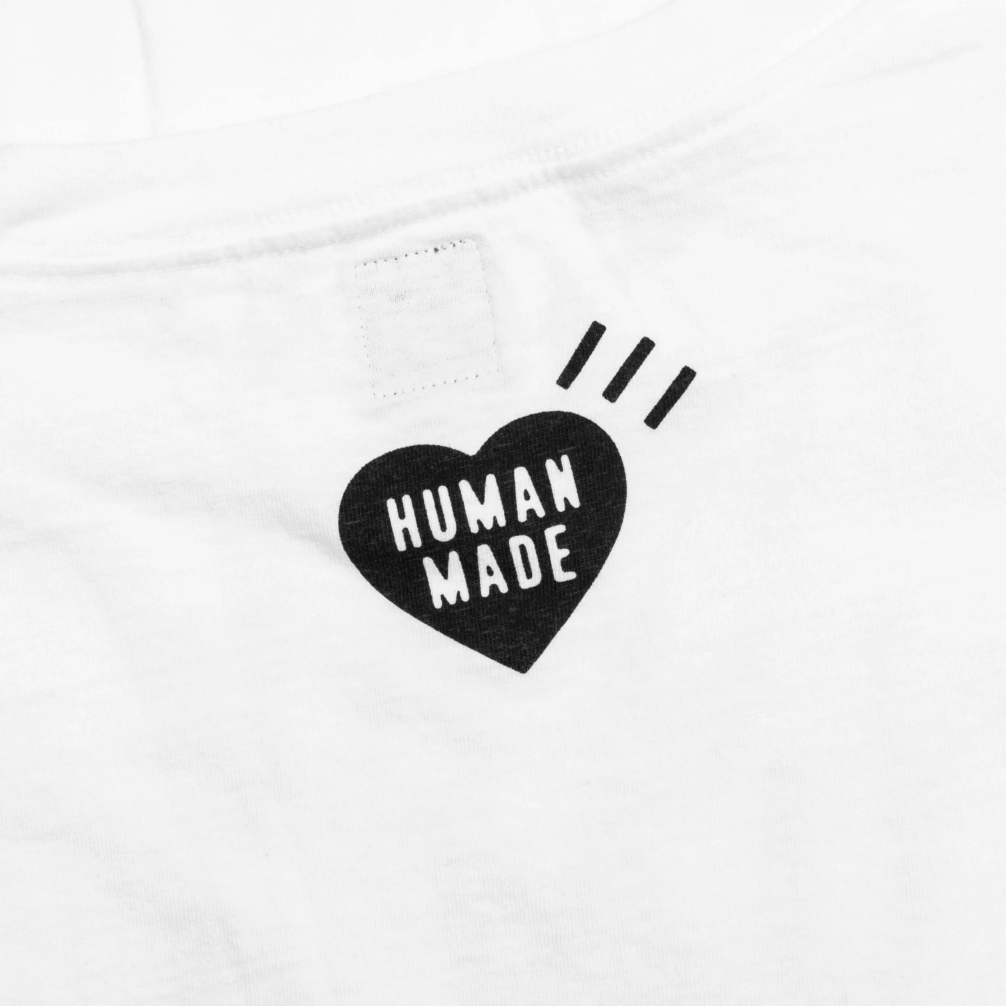 Graphic L/S T-Shirt - White - Image 4