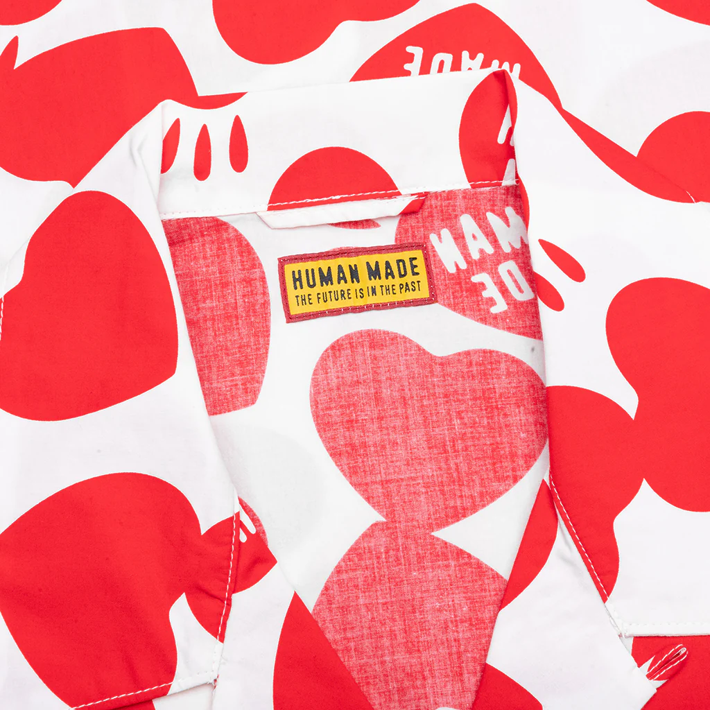 Heart Aloha Shirt - White - Image 3