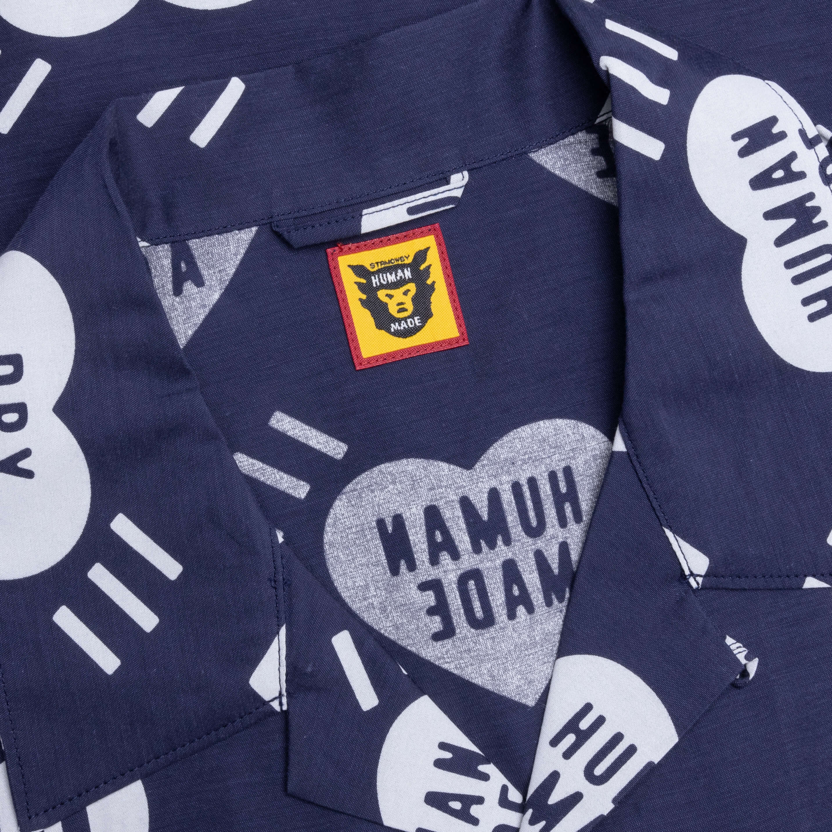 Heart Aloha Shirt - Navy - Image 3