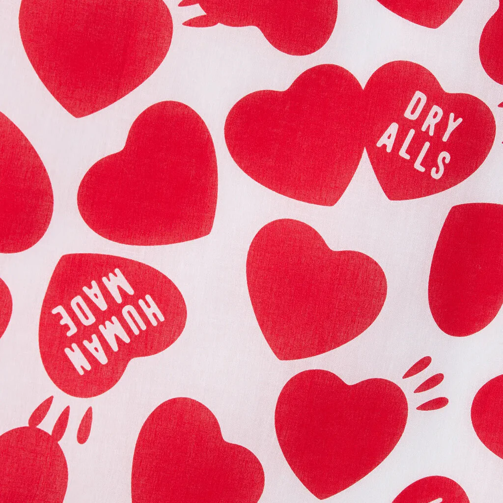 Big Heart Bandana - Red - Image 2