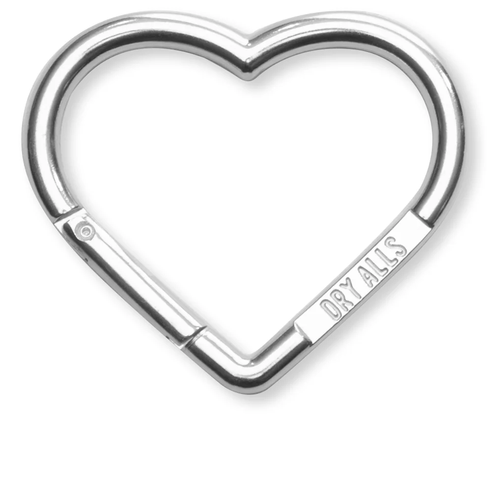 Heart Carabiner - Silver - Image 2