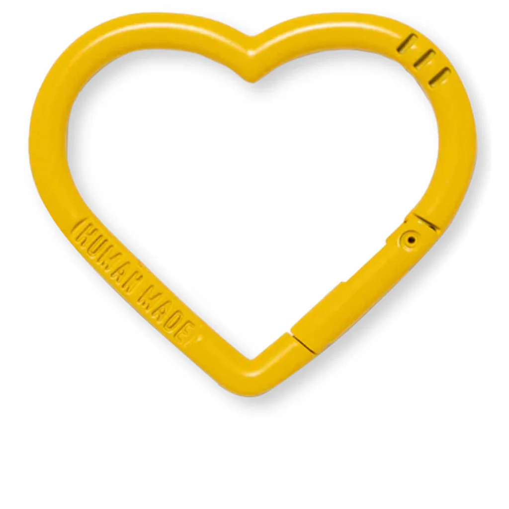 Heart Carabiner - Yellow