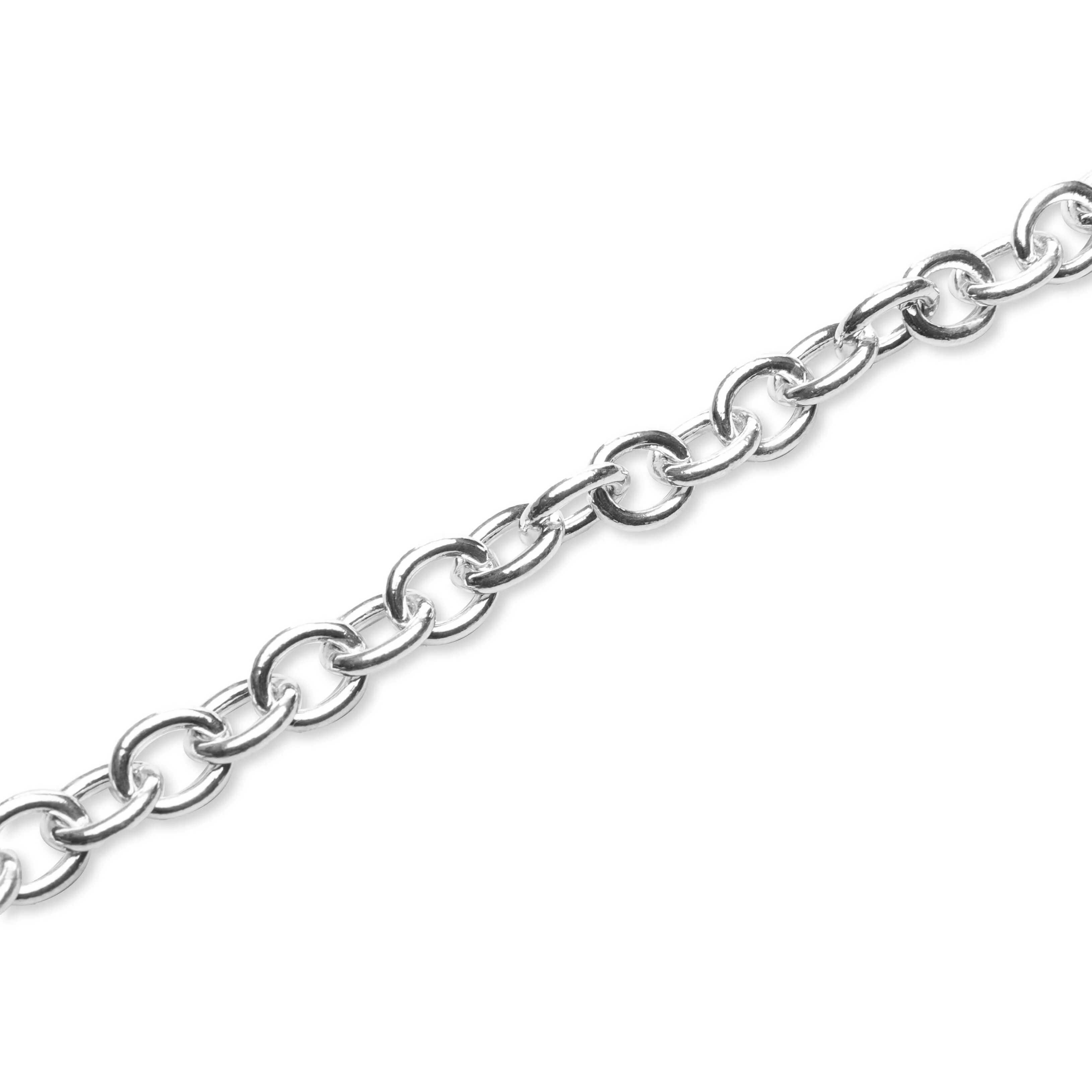 Heart Silver Bracelet - Silver - Image 3