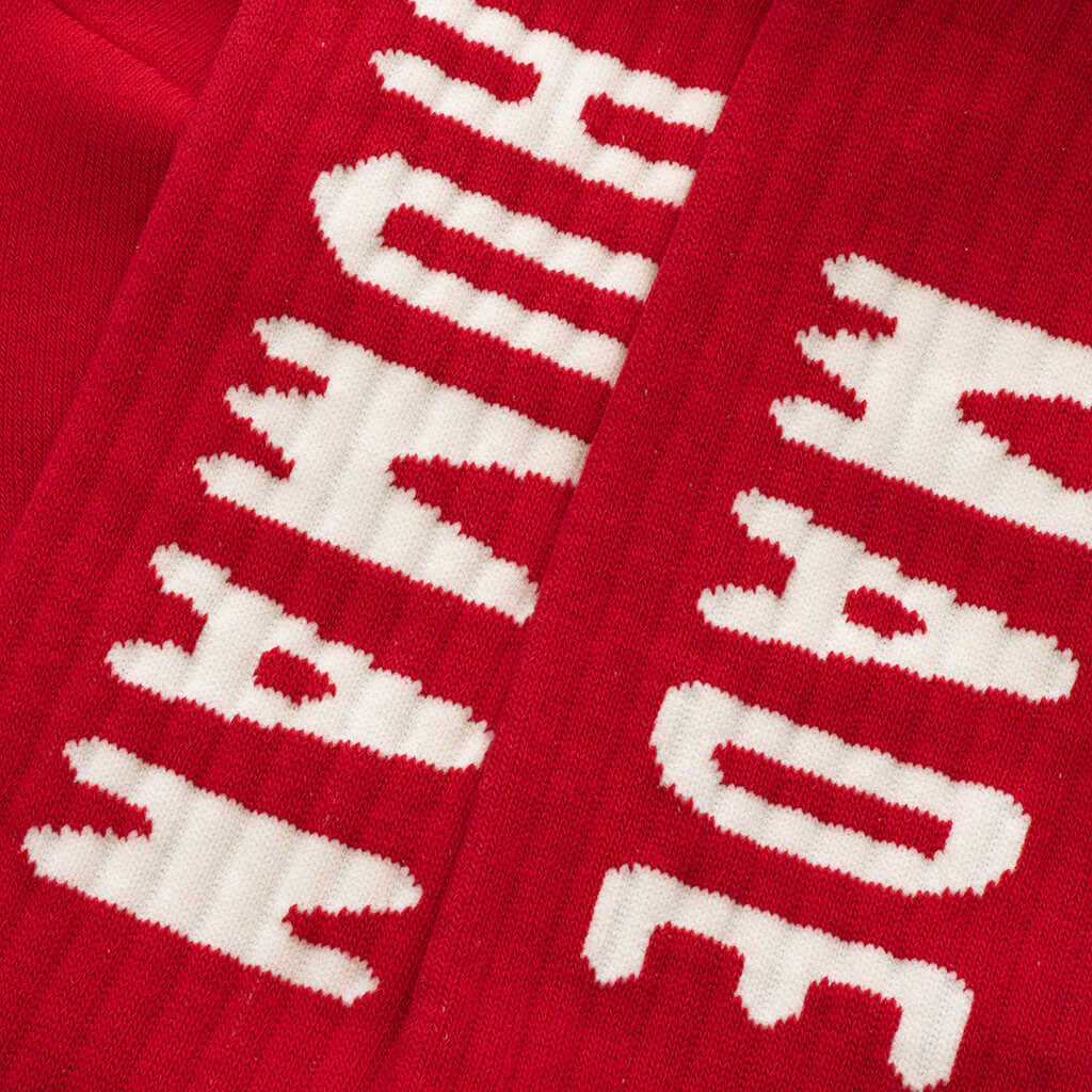 HM Logo Socks - Red - Image 2