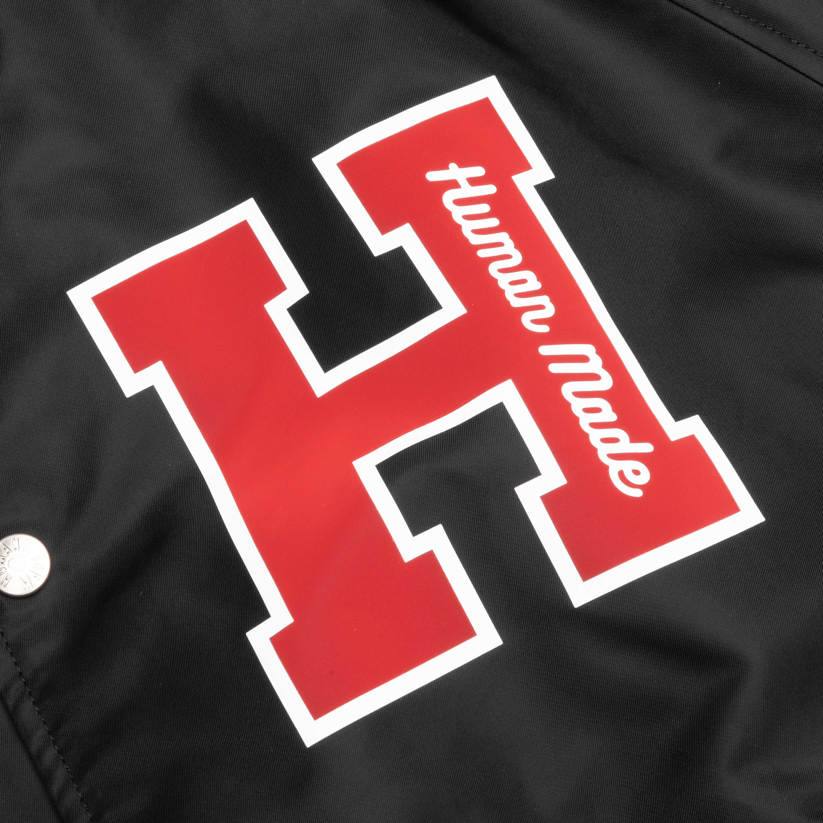 Nylon Stadium Jacket - Black - Image 3