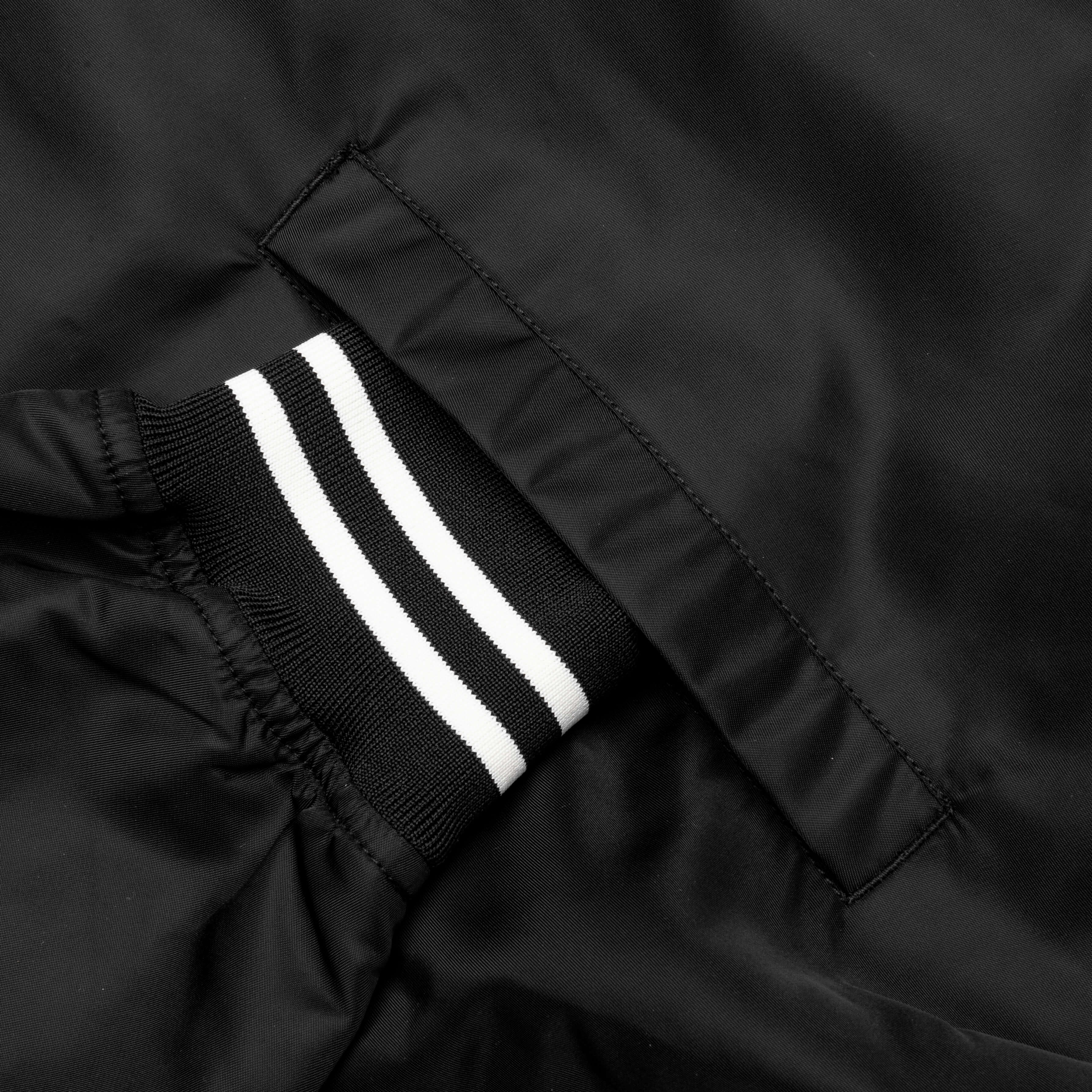 Nylon Stadium Jacket - Black - Image 4