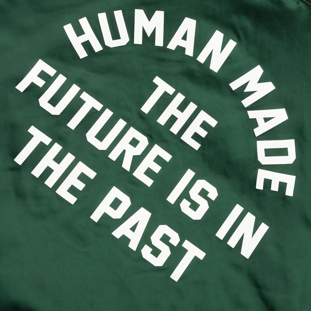 Nylon Stadium Jacket - Green - Image 6