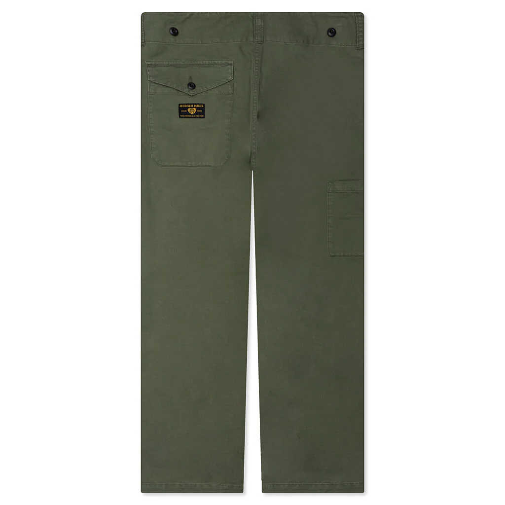 Straight Cargo Pants - Olive Drab - Image 2