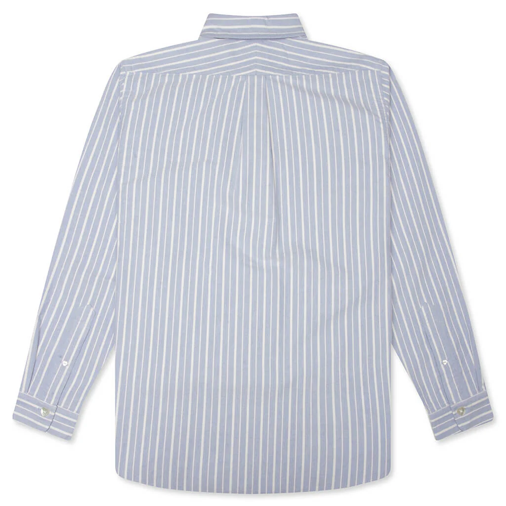 Stripe Oxford B.D. Shirt - Blue - Image 2