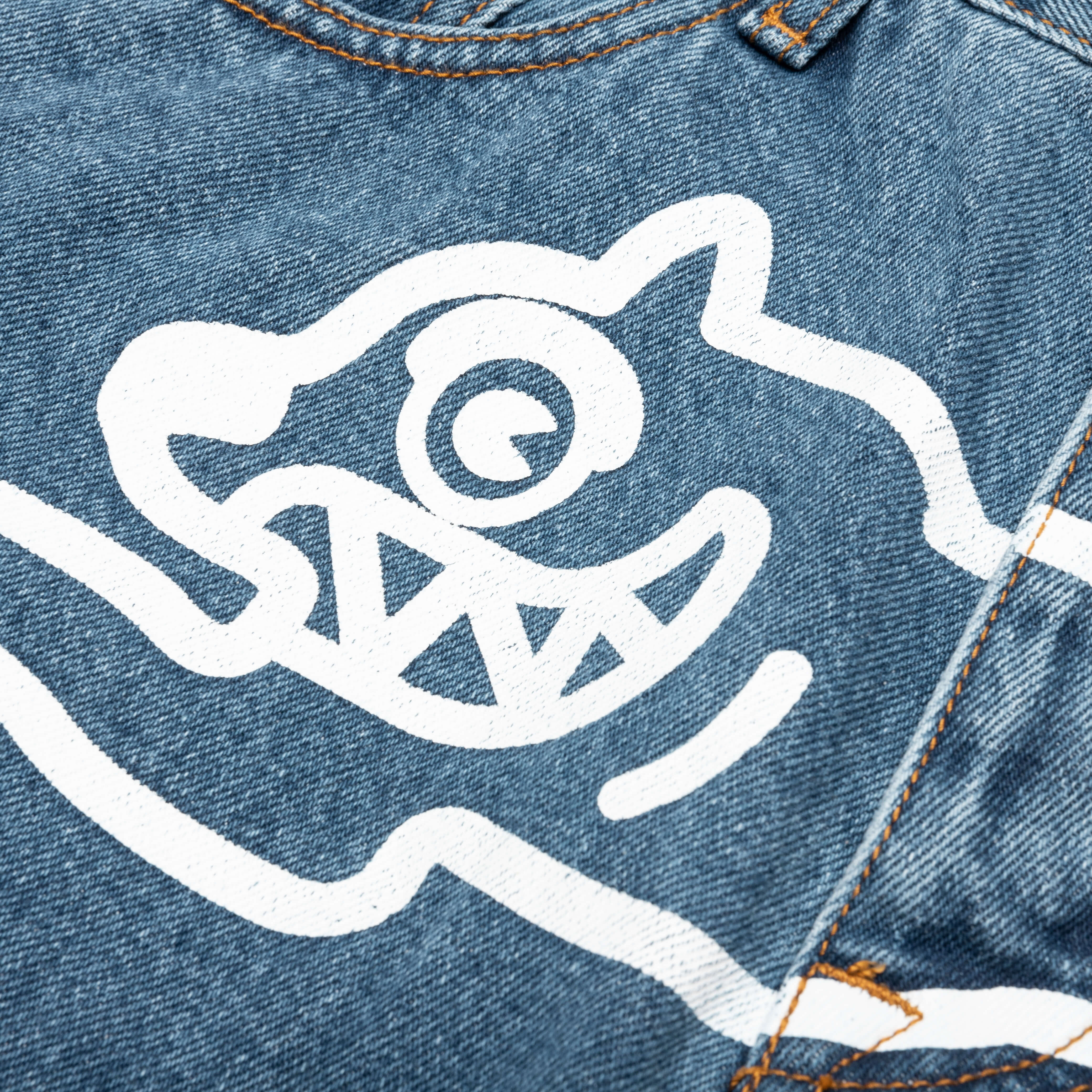 Big Boi Jean Shorts - Caramel - Image 4