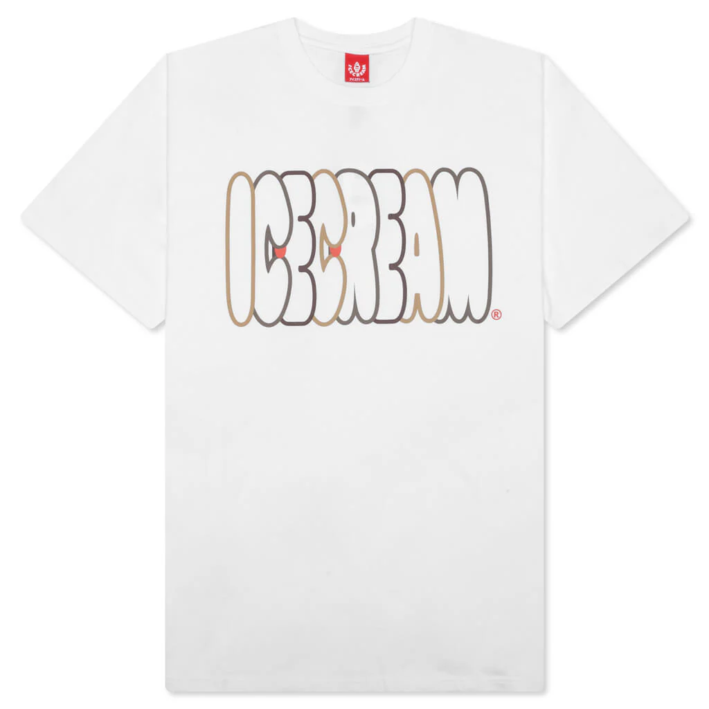 Bubble S/S Tee - White