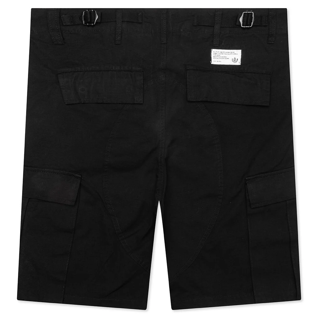 Destro Cargo Shorts - Black - Image 2