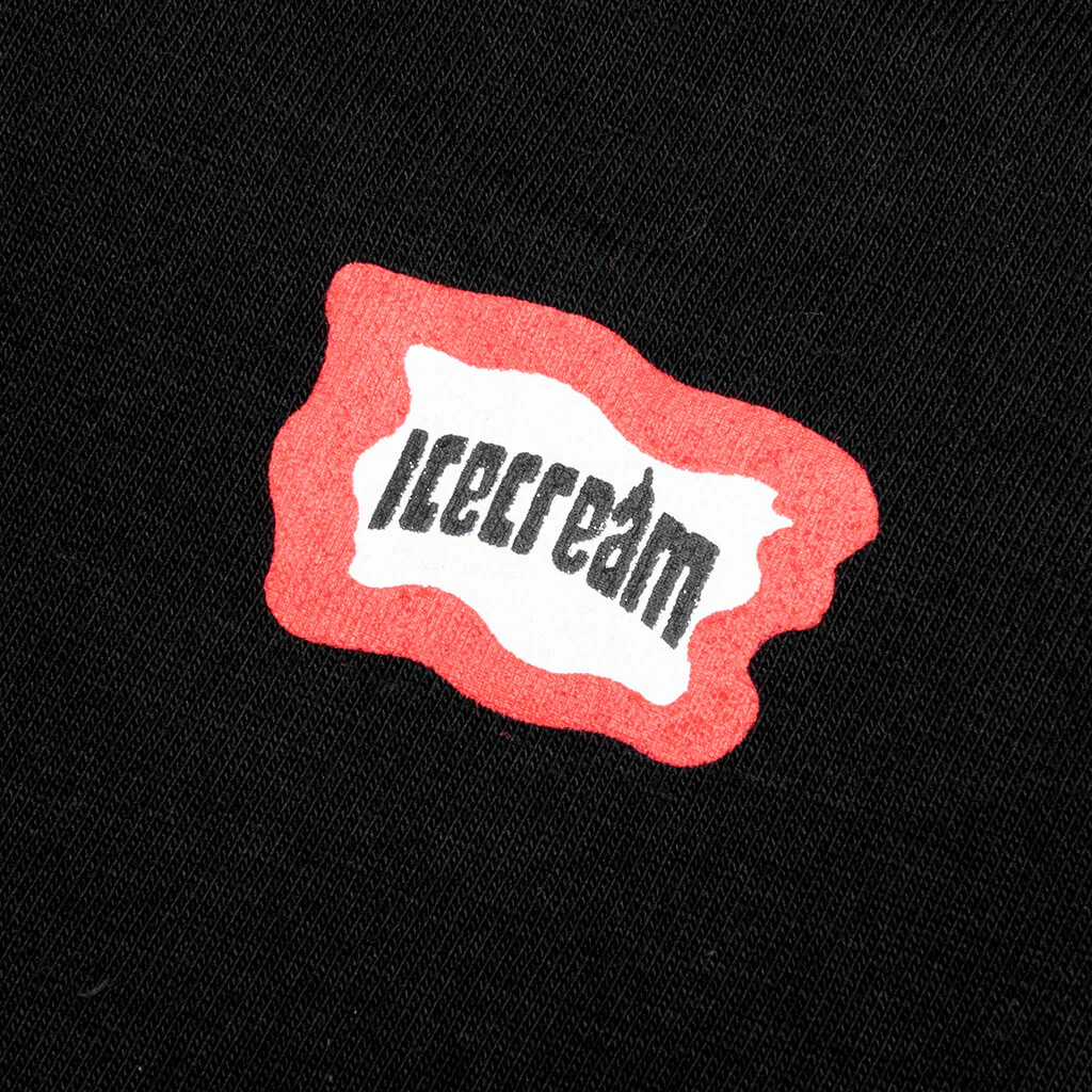 Face Time S/S Tee - Black - Image 4